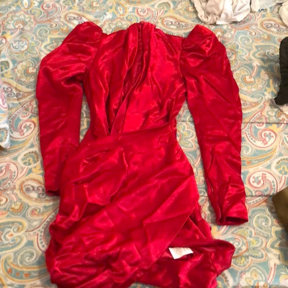 House of CB Dresses & Skirts - Red Satin Dress